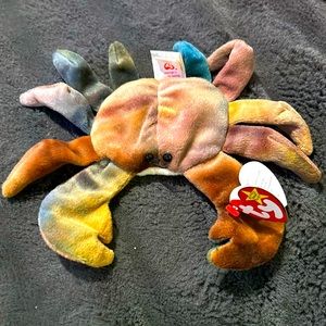 Ty Beanie Babies Claude The Crab.